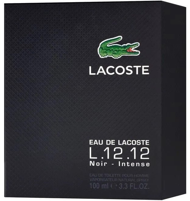 LACOSTE L.12.12 Noir Intense туалетная вода EDT 100 мл, для мужчин купить,27290