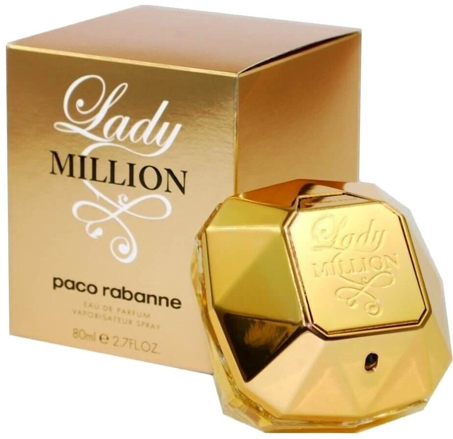 Paco Rabanne Lady million парфюмерная вода EDP 80 мл, для женщин купить,40090
