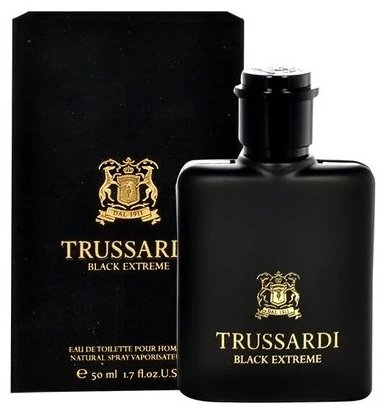 Trussardi Black Extreme туалетная вода EDT 50 мл, для мужчин купить,52990