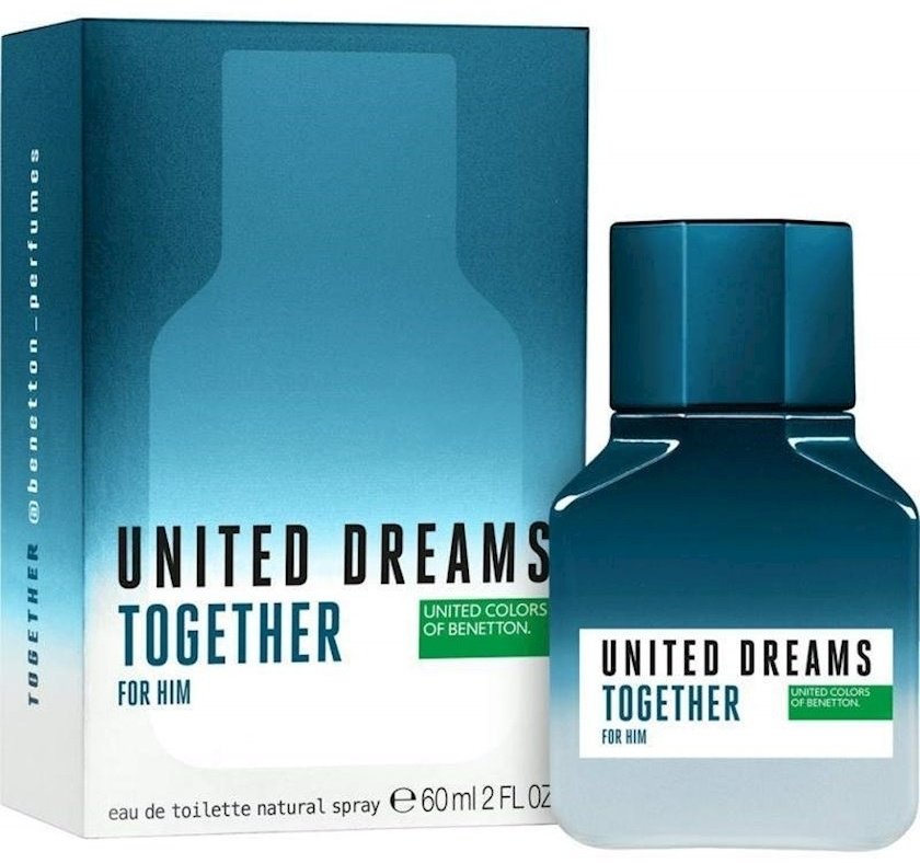 UNITED COLORS OF BENETTON UNITED Dreams Together туалетная вода EDT 60 мл, для мужчин купить,17390