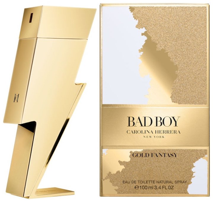Carolina Herrera Bad Boy Gold Fantasy туалетная вода EDT 100 мл, для мужчин купить,79490