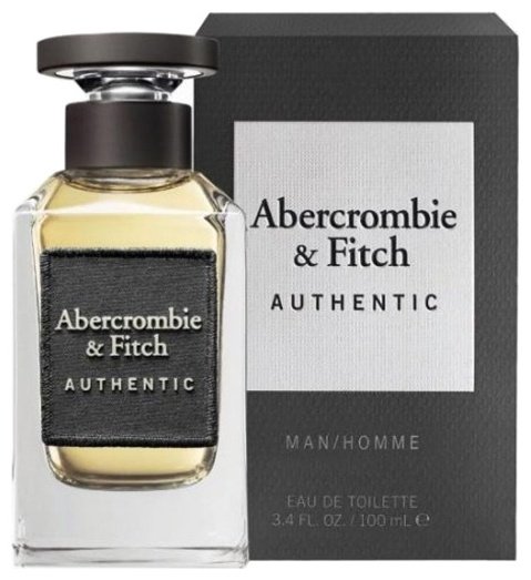 Abercrombie and Fitch Authentic man туалетная вода EDT 100 мл, для мужчин купить,21890
