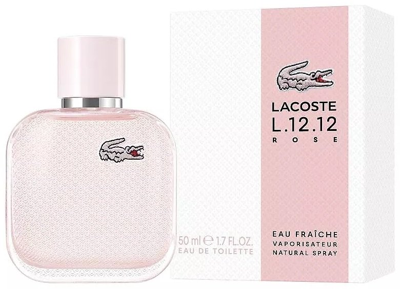 LACOSTE L.12.12 Rose Eau Fraîche туалетная вода EDT 50 мл, для женщин купить,21290