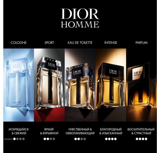 Dior Homme Intense парфюмерная вода EDP 150 мл, для мужчин купить,NaN
