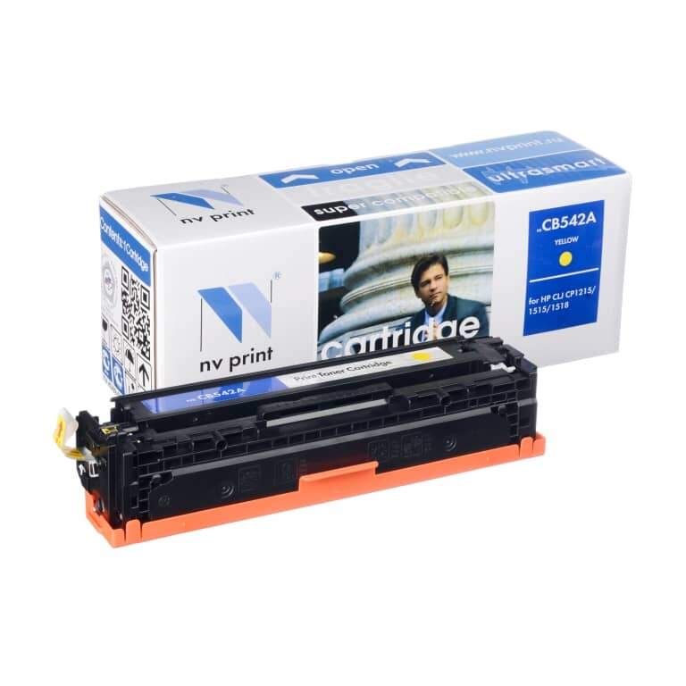 Картридж NV Print CB542A Yellow желтый