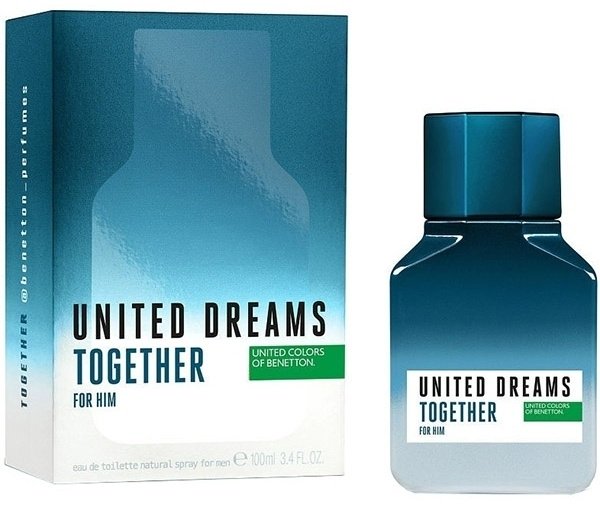 UNITED COLORS OF BENETTON United Dreams Together туалетная вода EDT 100 мл, для мужчин купить,12490