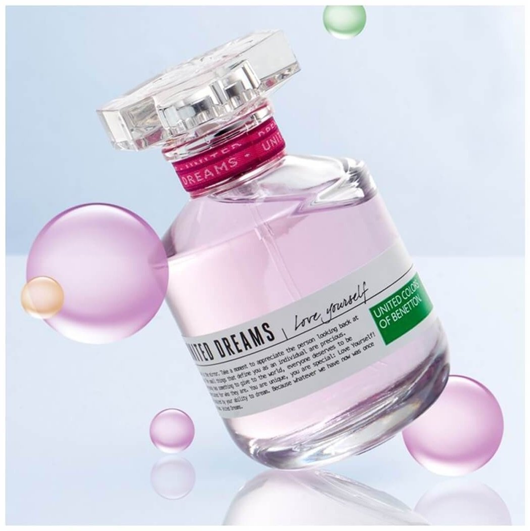 UNITED COLORS OF BENETTON United Dreams Love Yourself туалетная вода EDT 80 мл, для женщин купить,22890