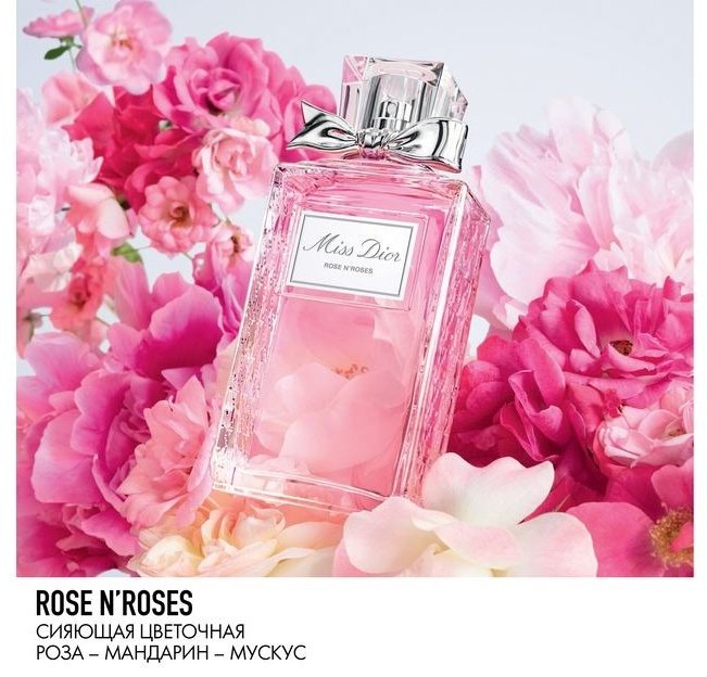 Dior Miss Dior Rose N'roses туалетная вода EDT 100 мл купить,124290