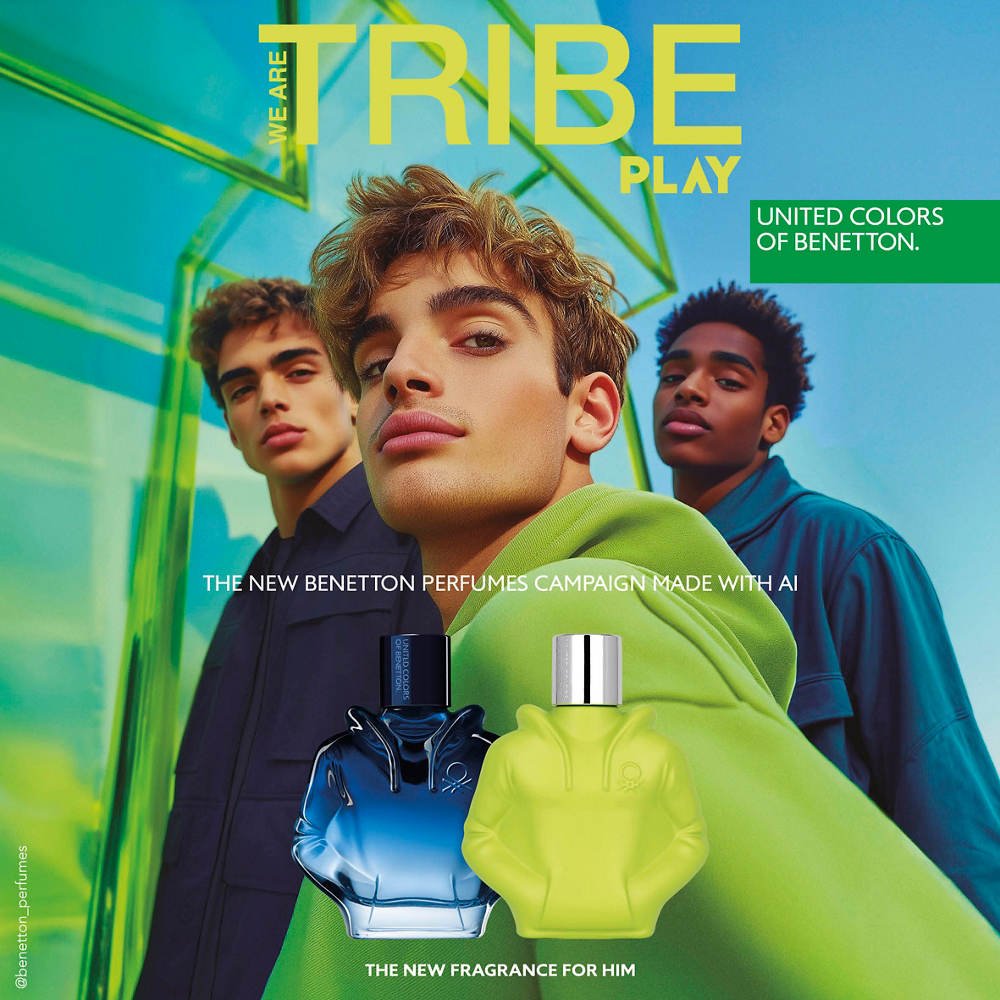 UNITED COLORS OF BENETTON Tribe Play туалетная вода EDT 90 мл, для мужчин купить,24890