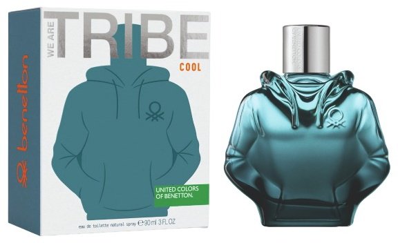 UNITED COLORS OF BENETTON We Are Tribe Cool туалетная вода EDT 90 мл, для мужчин купить,24890