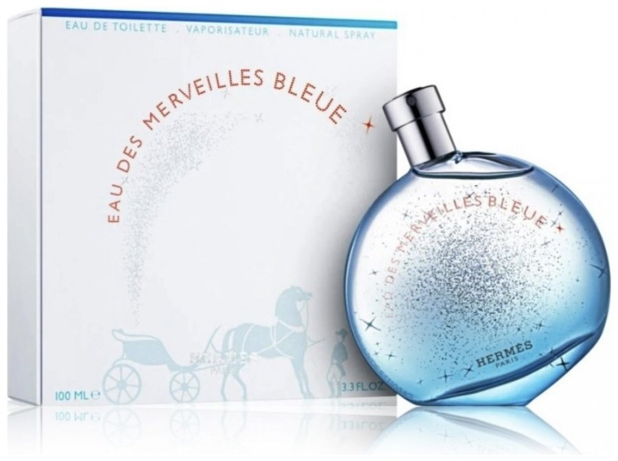 Hermes Eau Des Merveilles Bleue туалетная вода EDT 100 мл, для женщин купить,141090