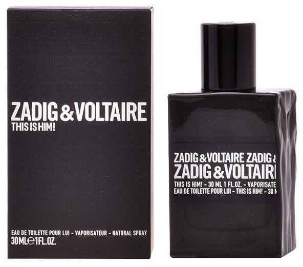 Zadig & Voltaire This is Him туалетная вода EDT 30 мл, для мужчин купить,63090