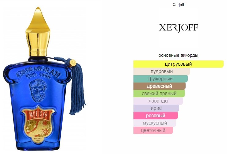 Xerjoff Casamorati Mefisto парфюмерная вода EDP 30 мл для мужчин купить,84690
