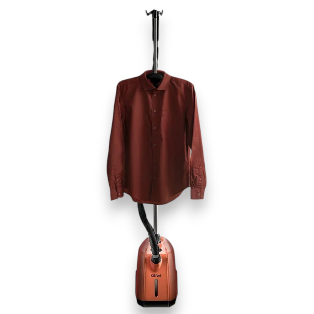 Отпариватель вертикальный Kitfort КТ-9241 black/orange