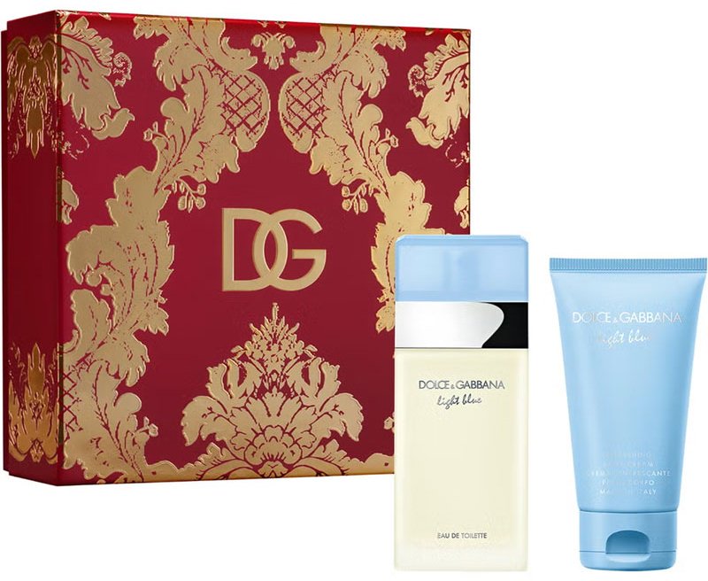 DOLCE&GABBANA Light Blue Gift Set - Eau de Toilette 50 ml + Refreshing Body Cream 50 ml парфюмерный набор 50 мл, для женщин купить,99190
