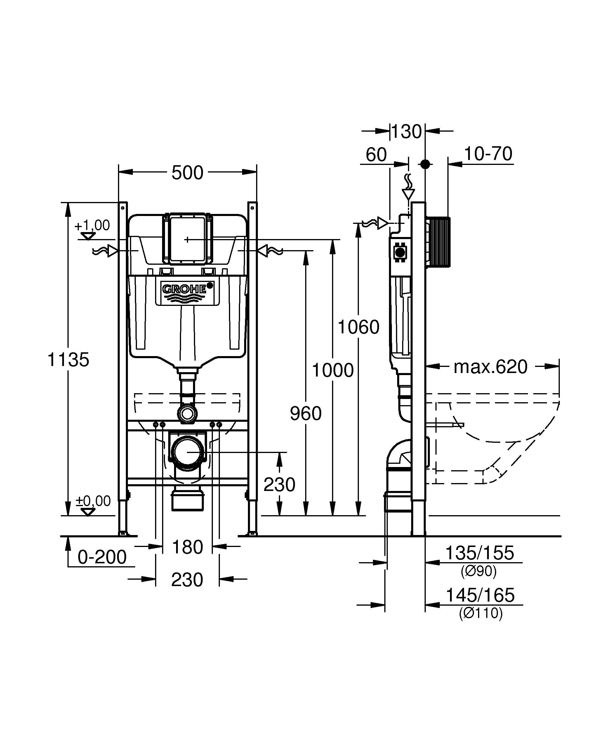 Система инсталляции для унитаза Grohe Rapid SL 38840000  купить,0