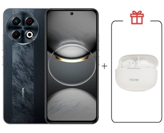 Смартфон Tecno Spark 30 Pro 8/256Gb Obsidian Edge + Подарок купить,NaN