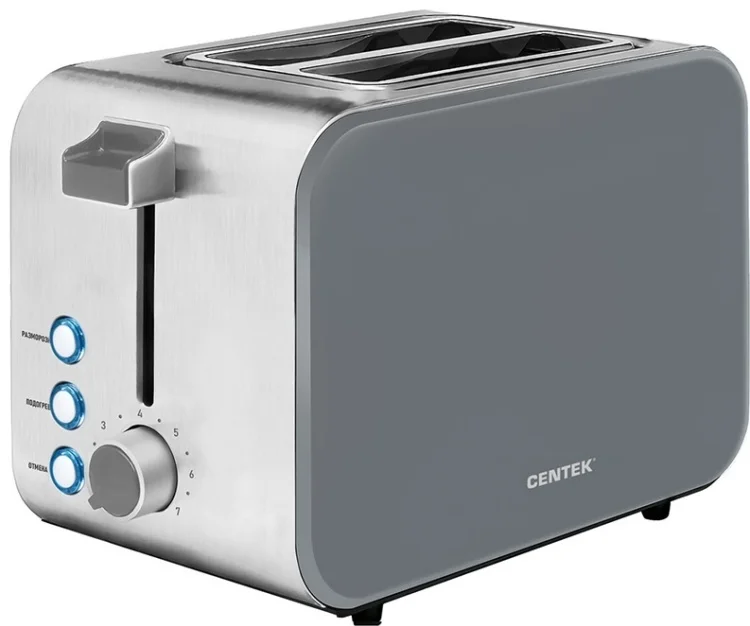 Тостер Centek СТ-1422 серый