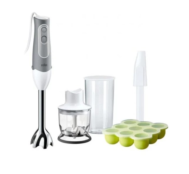 Блендер Braun MQ 523 Baby серо-белый