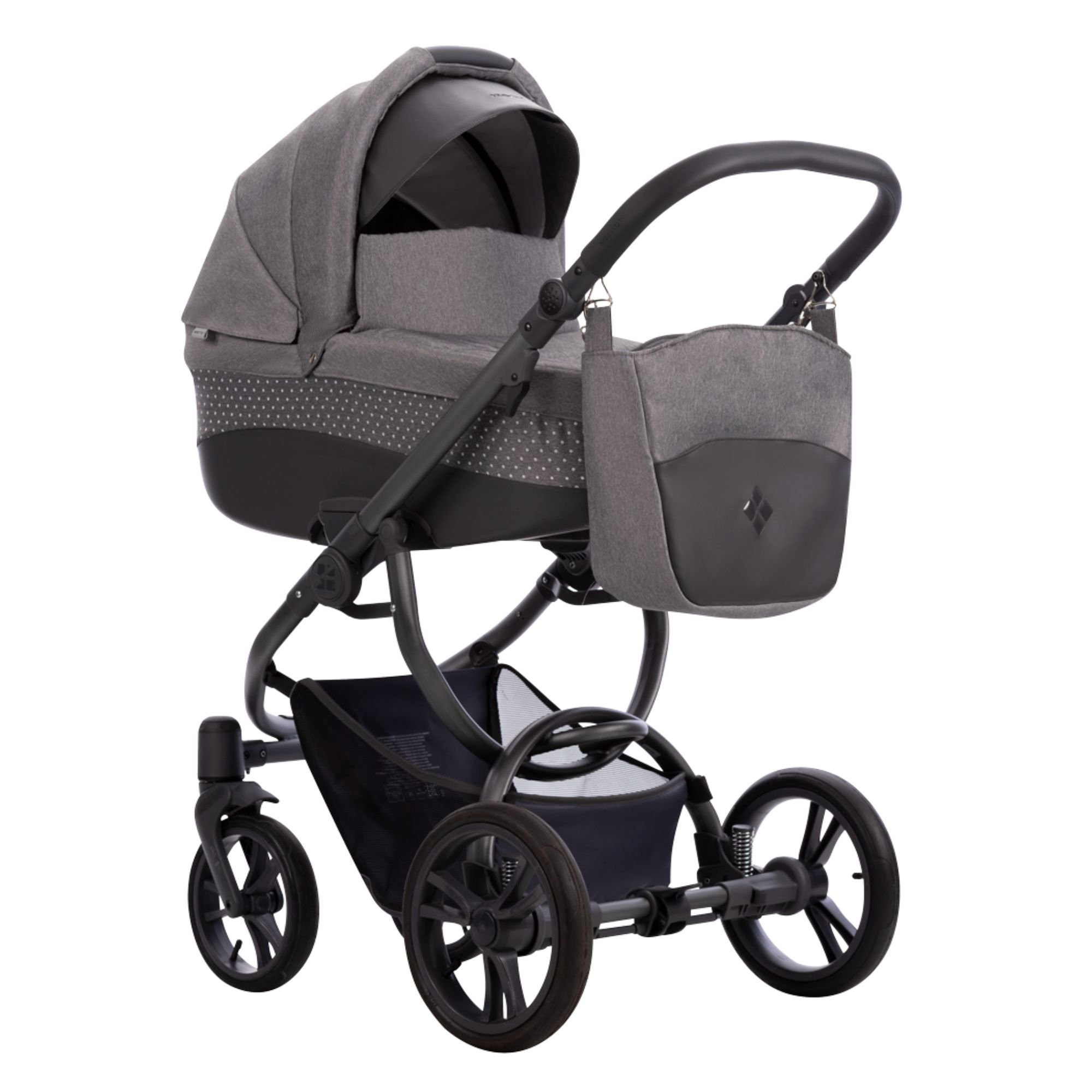 Коляска 2в1 Bebetto Holland 06 Dark grey купить,NaN