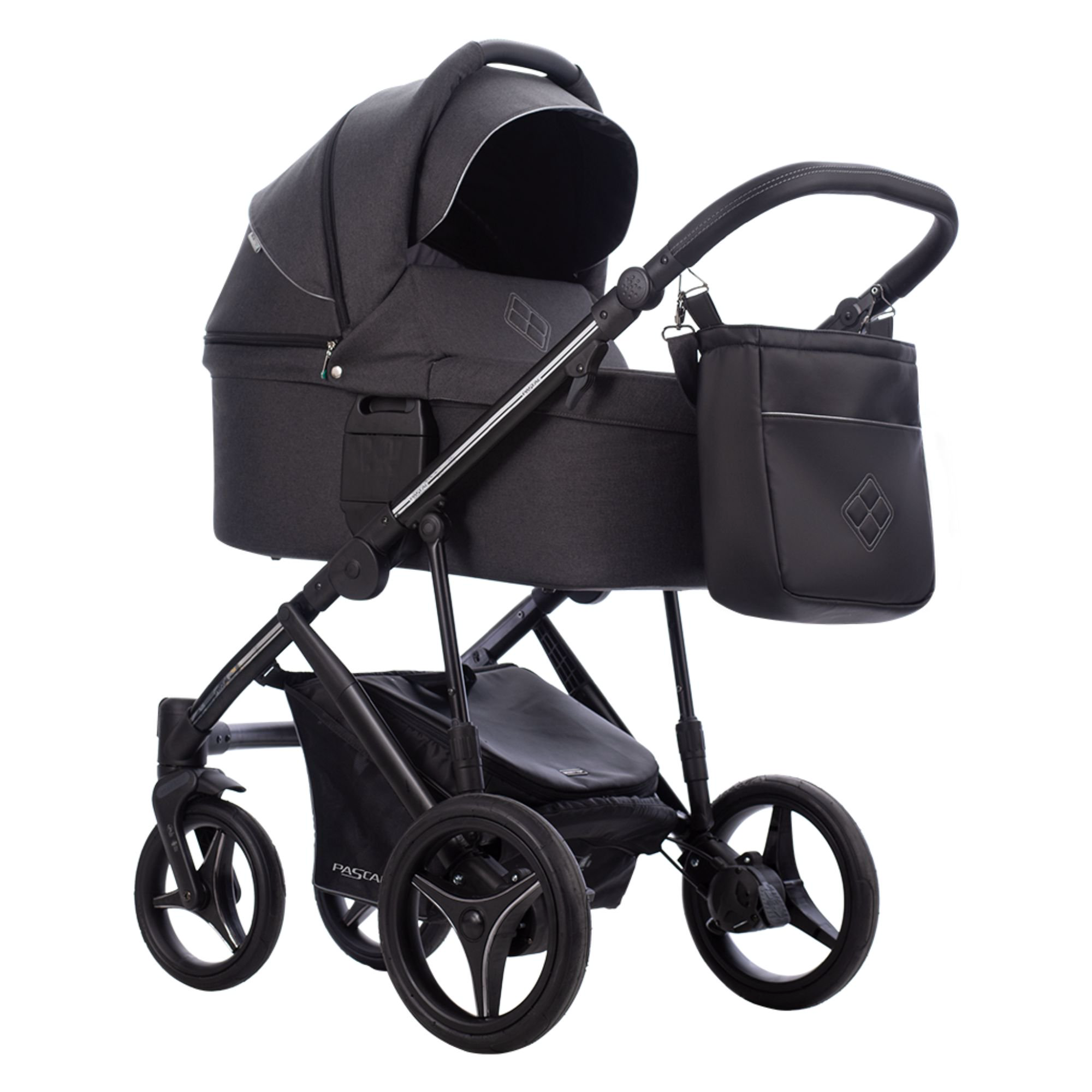 Коляска 2в1 Bebetto Pascal 01 Black купить,NaN
