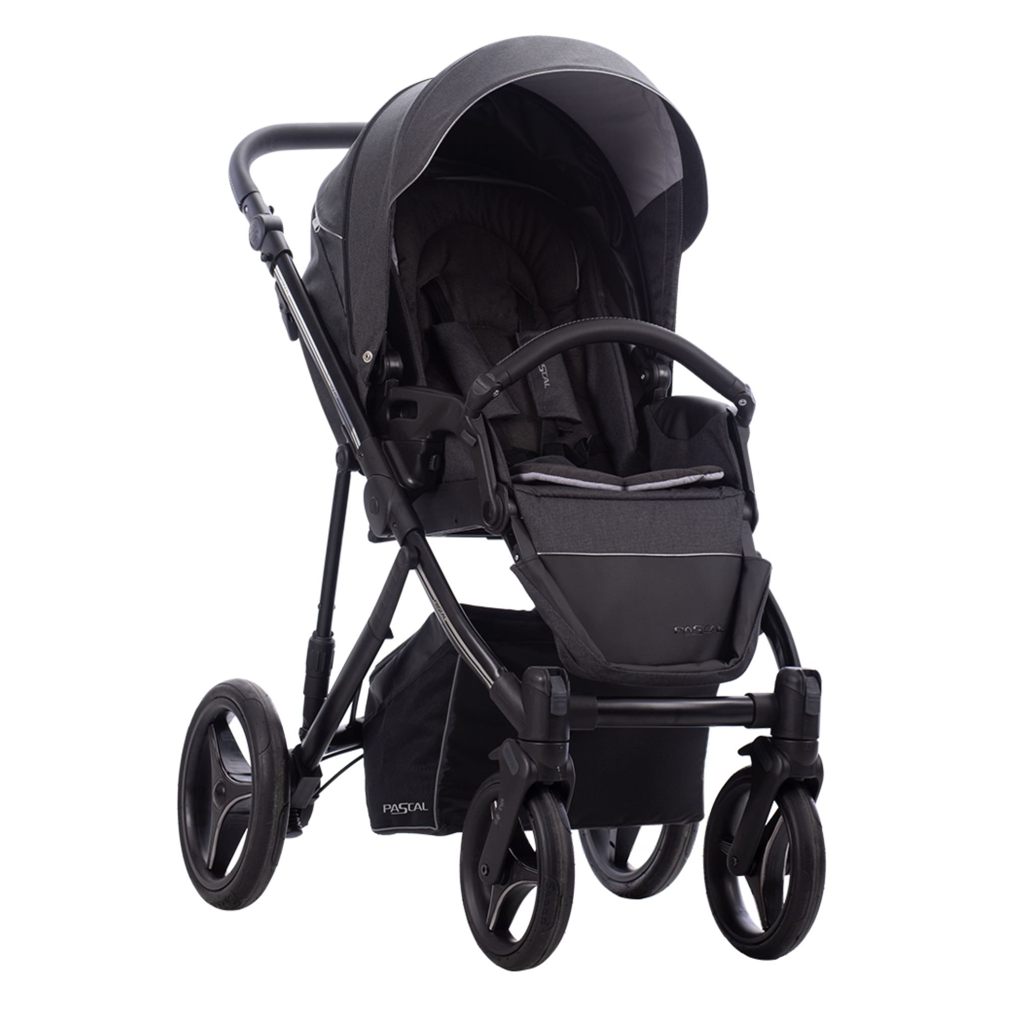 Коляска 2в1 Bebetto Pascal 01 Black купить,NaN