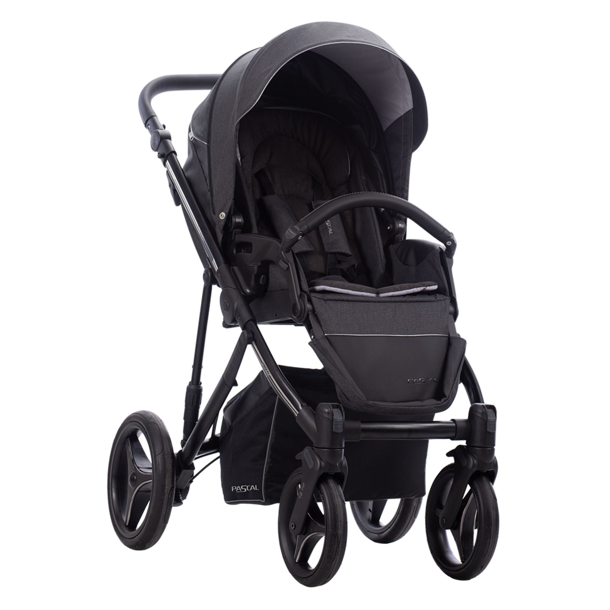 Коляска 2в1 Bebetto Pascal 01 Black купить,NaN