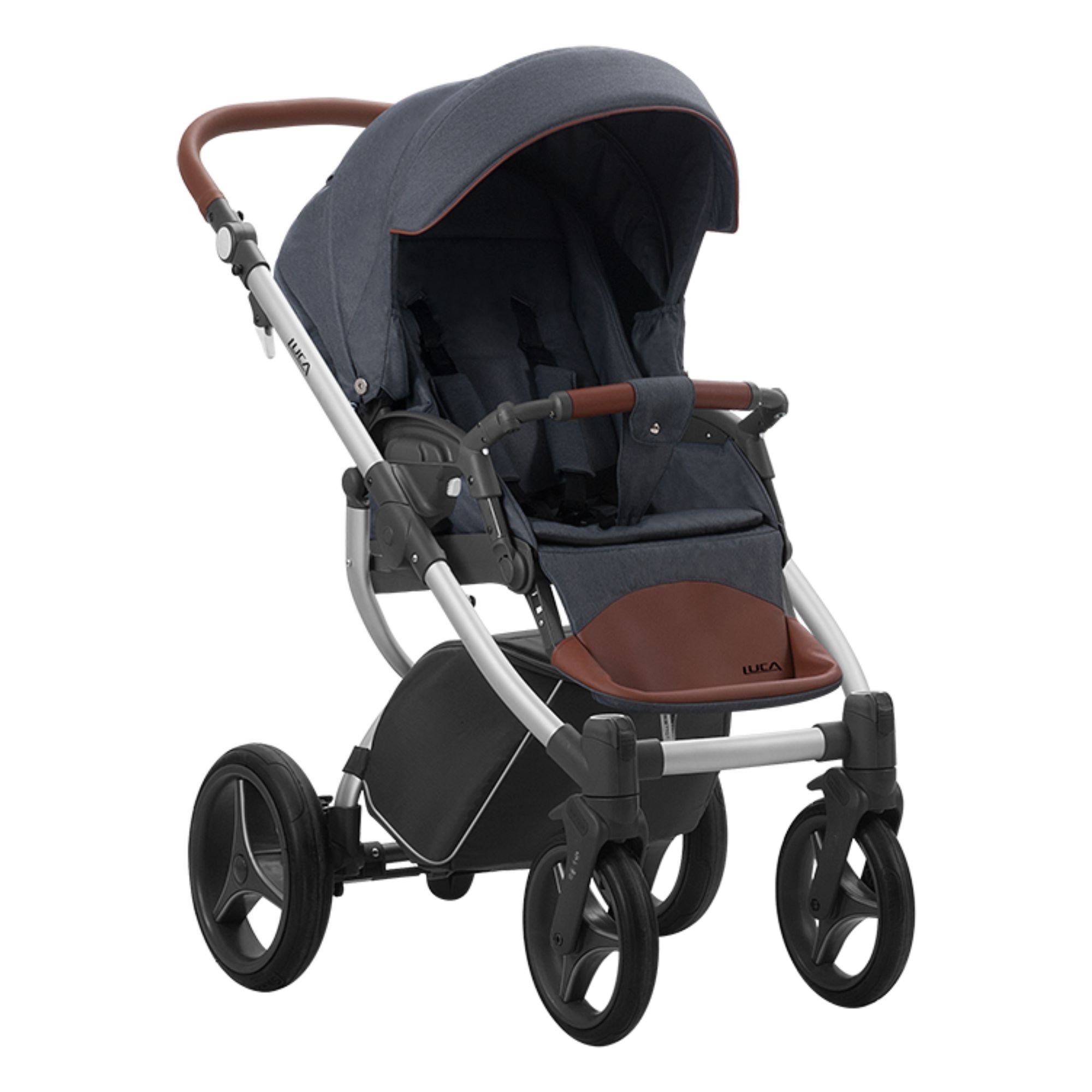 Коляска 2в1 Bebetto Luca 06 Dark blue купить,NaN