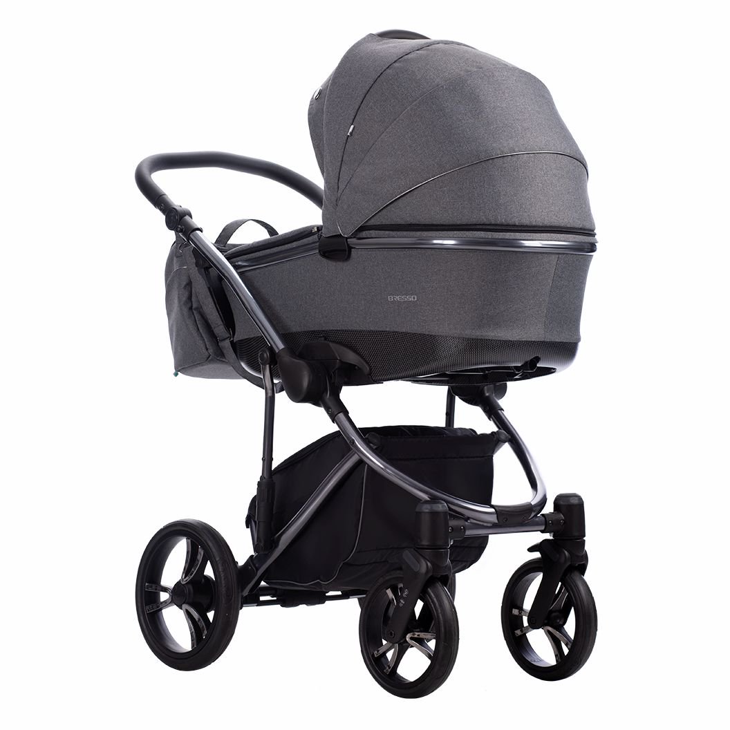 Коляска 2в1 Bebetto Bresso Premium Class Dark grey 05 купить,NaN
