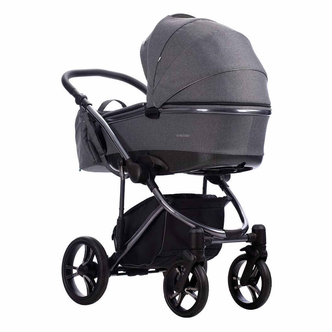 Коляска 2в1 Bebetto Bresso Premium Class Dark grey 05 купить,NaN