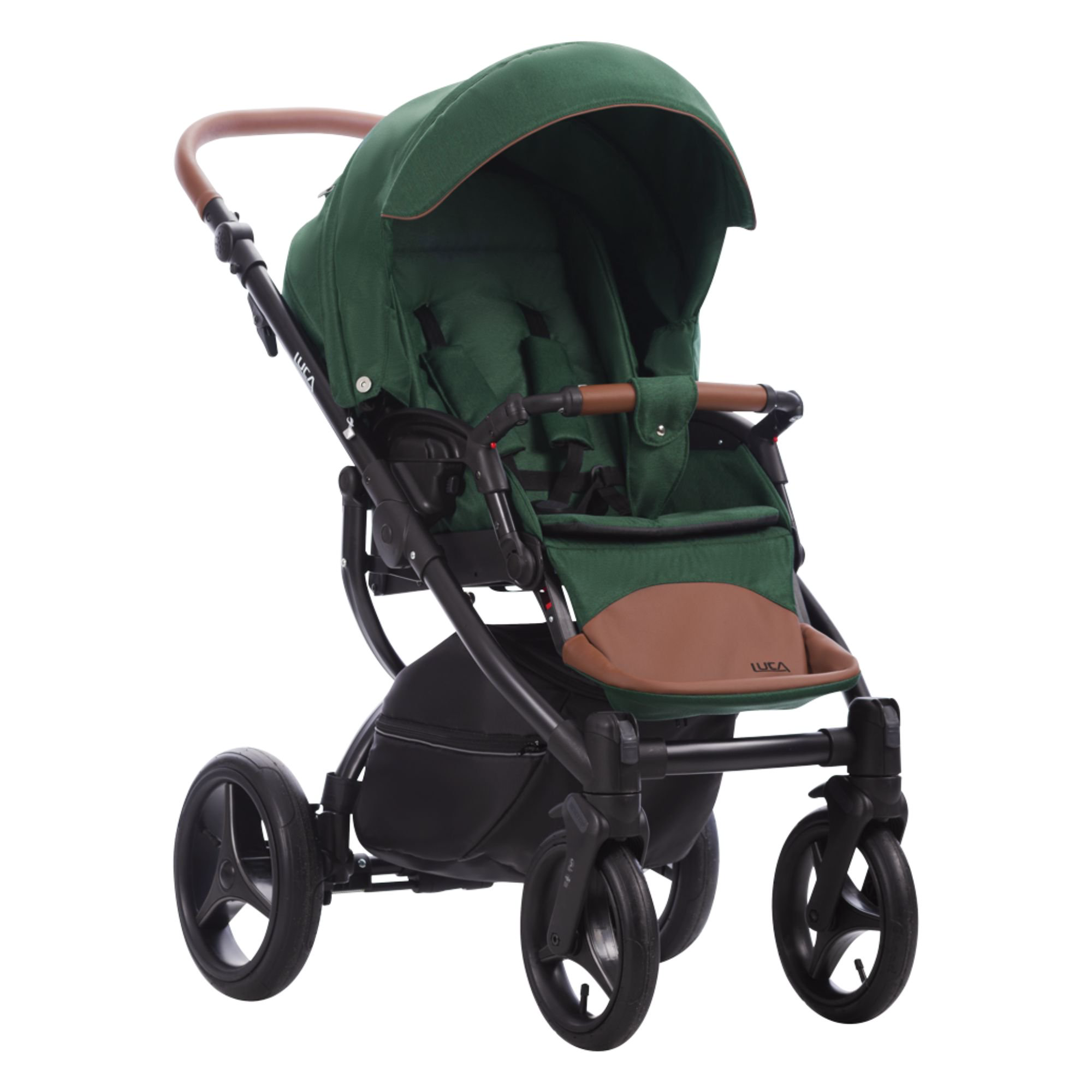 Коляска 2в1 Bebetto Luca 16 Dark green купить,NaN