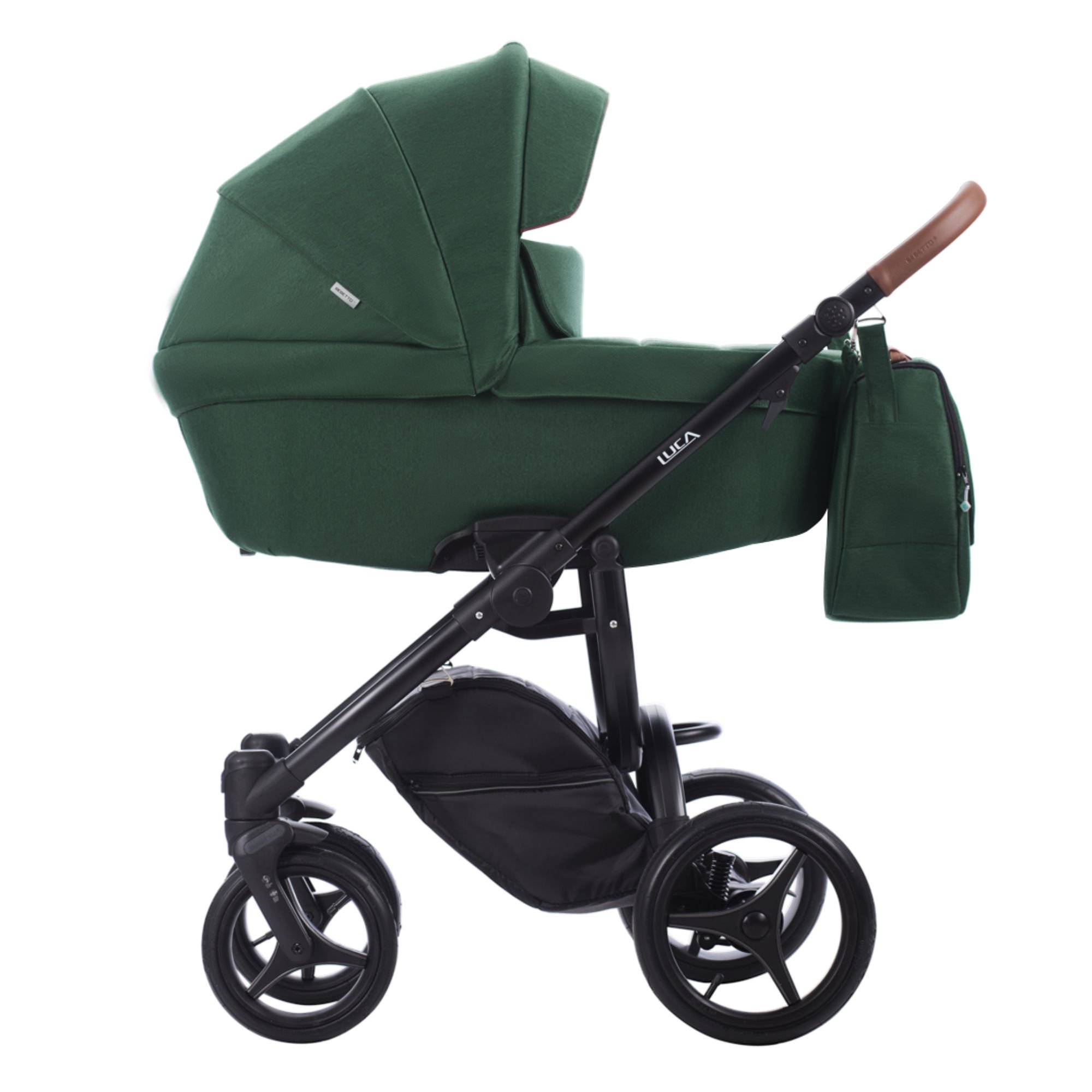 Коляска 2в1 Bebetto Luca 16 Dark green купить,NaN