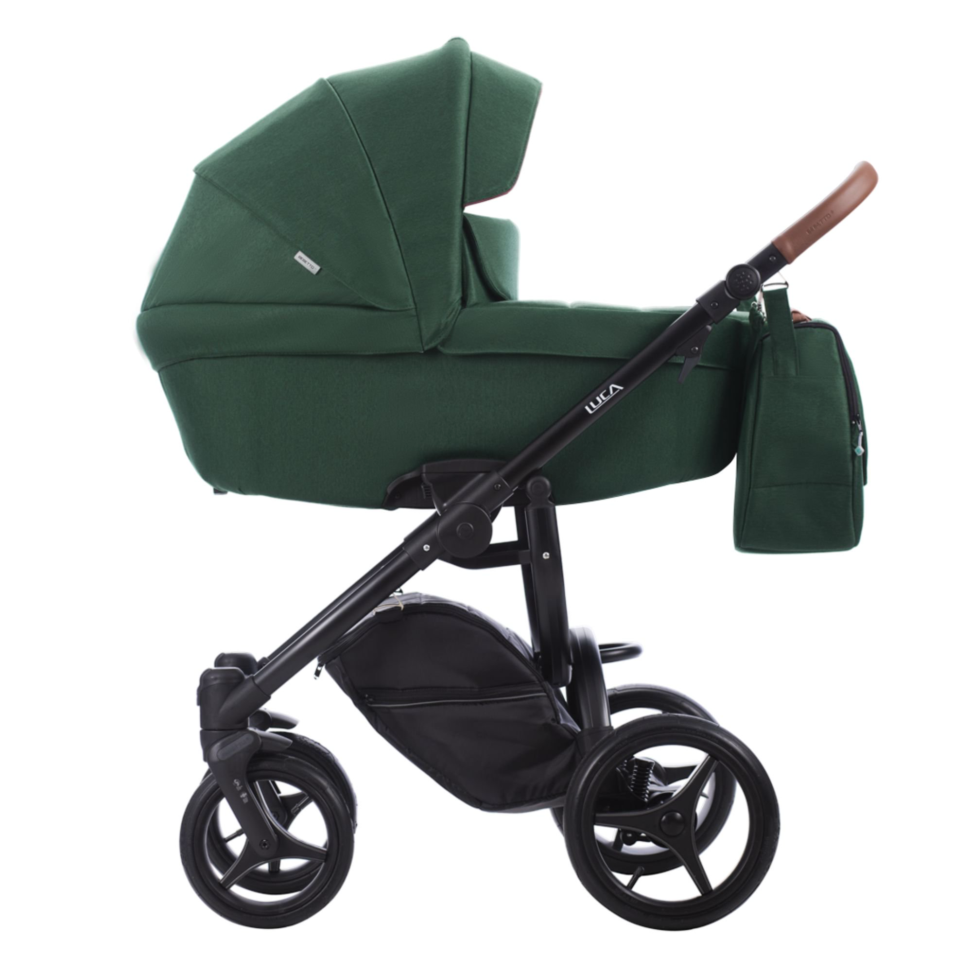 Коляска 2в1 Bebetto Luca 16 Dark green купить,NaN
