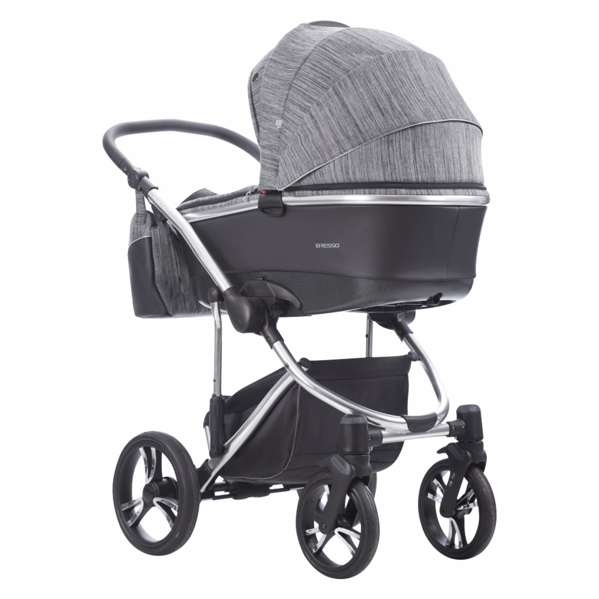 Коляска 2в1 Bebetto Bresso Premium Class Silver 02 купить,NaN