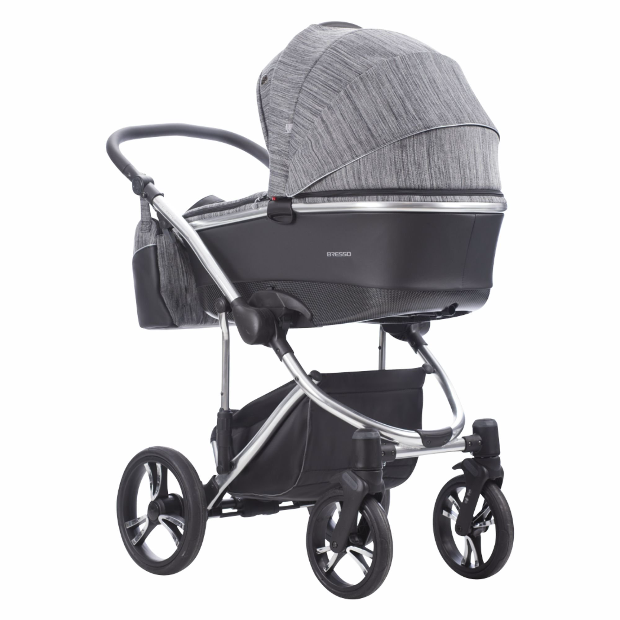 Коляска 2в1 Bebetto Bresso Premium Class Silver 02 купить,NaN