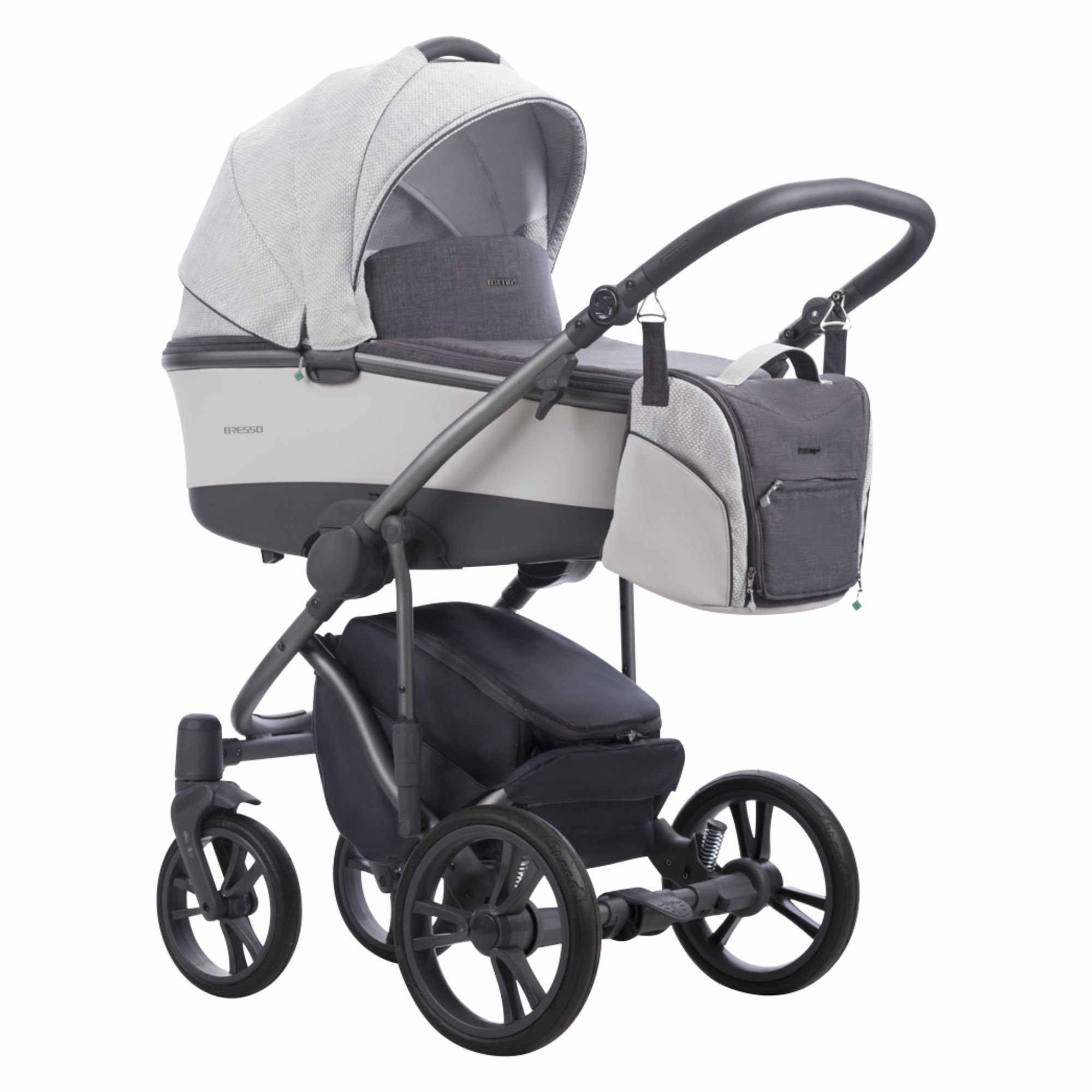 Коляска 2в1 Bebetto Bresso Grey 22 купить,NaN