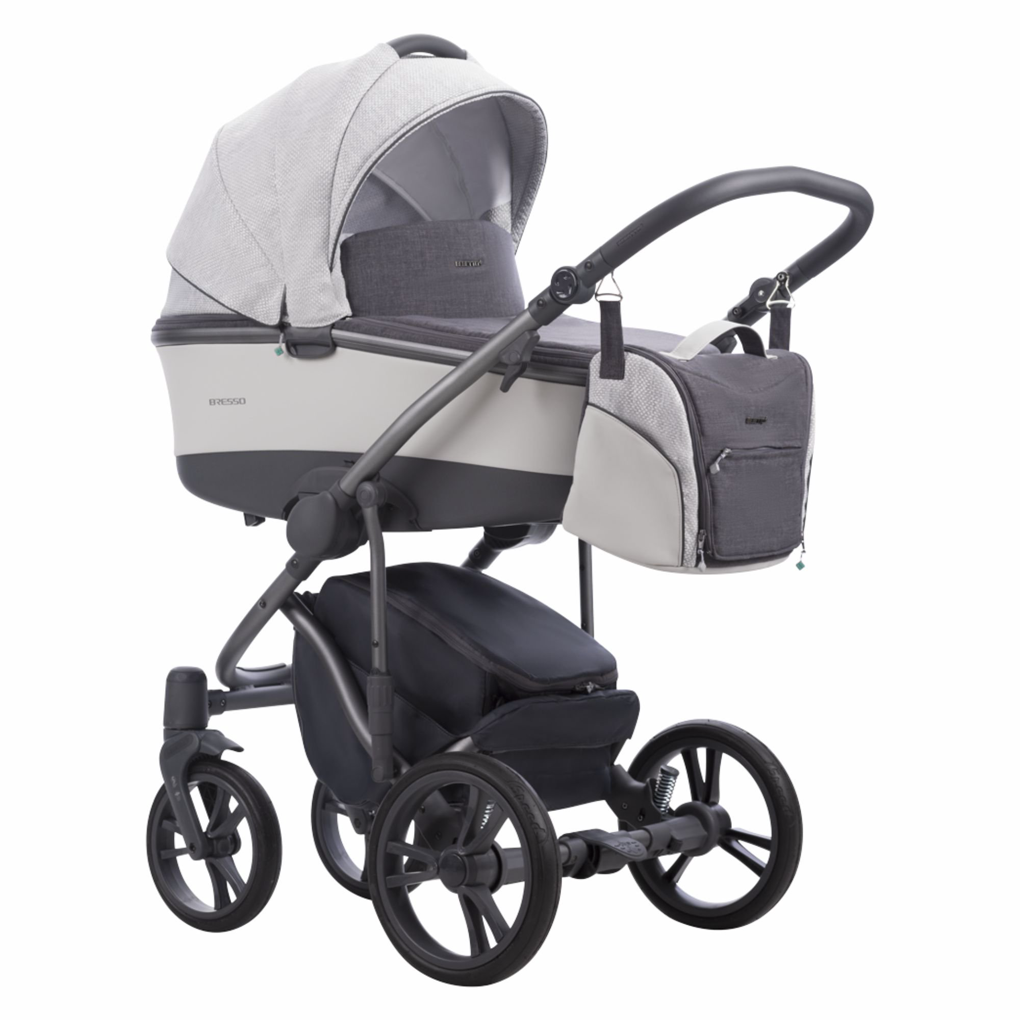Коляска 2в1 Bebetto Bresso Grey 22 купить,NaN