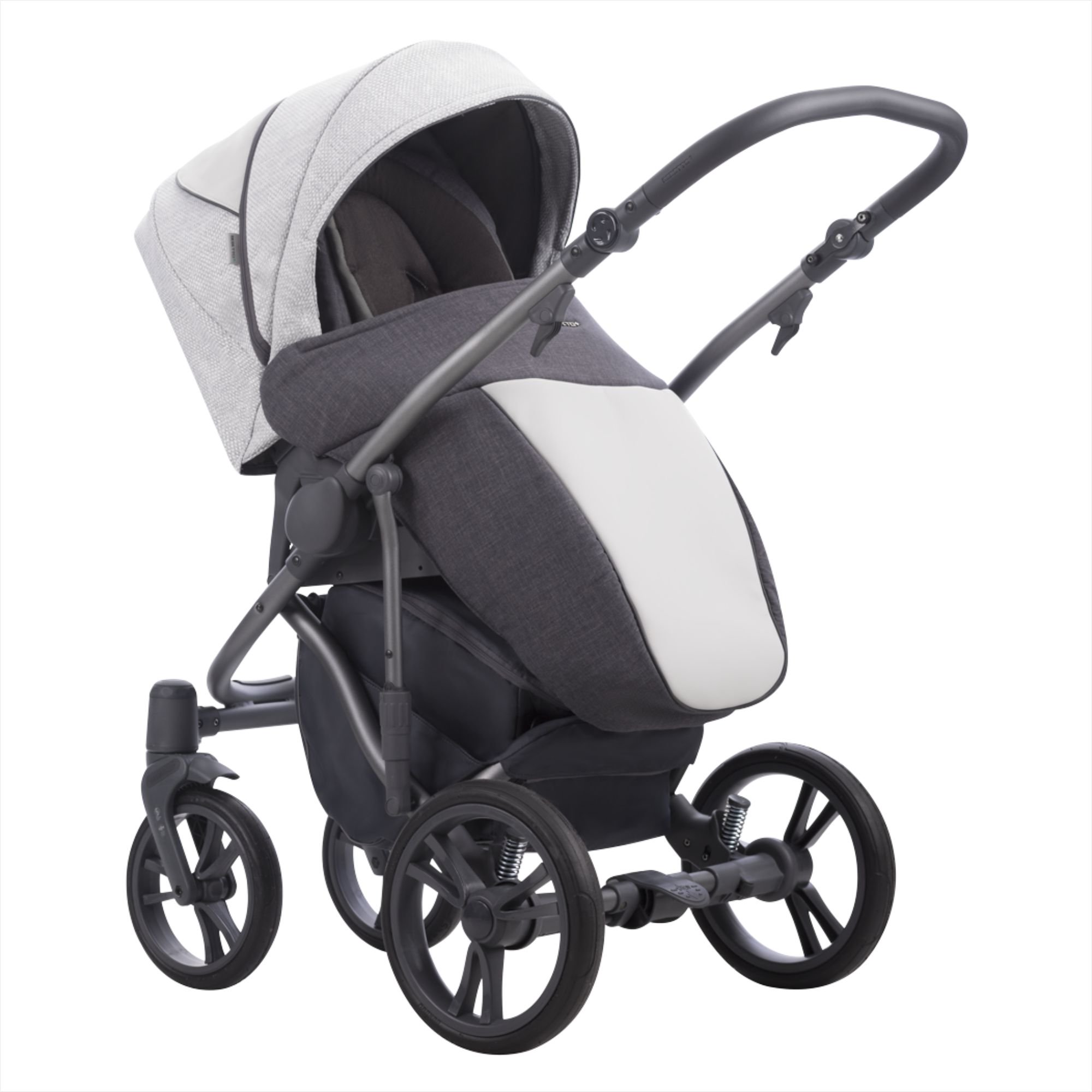 Коляска 2в1 Bebetto Bresso Grey 22 купить,NaN