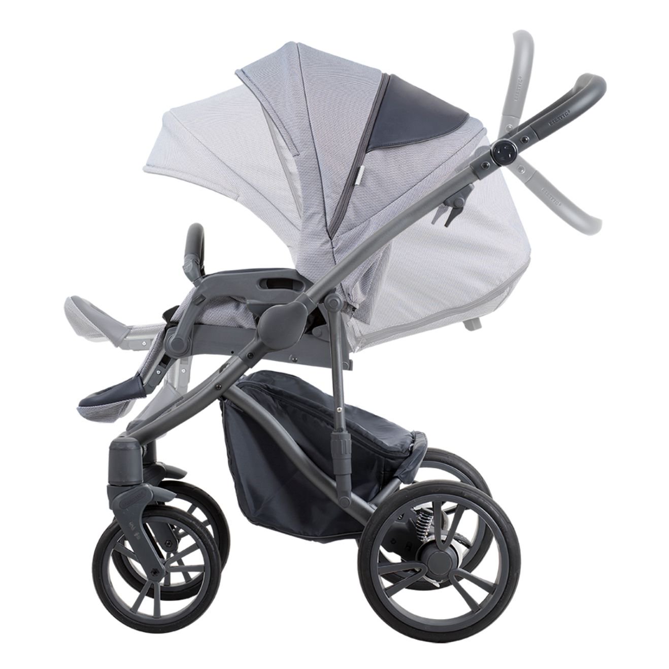 Коляска 2в1 Bebetto Bresso Grey 22 купить,NaN