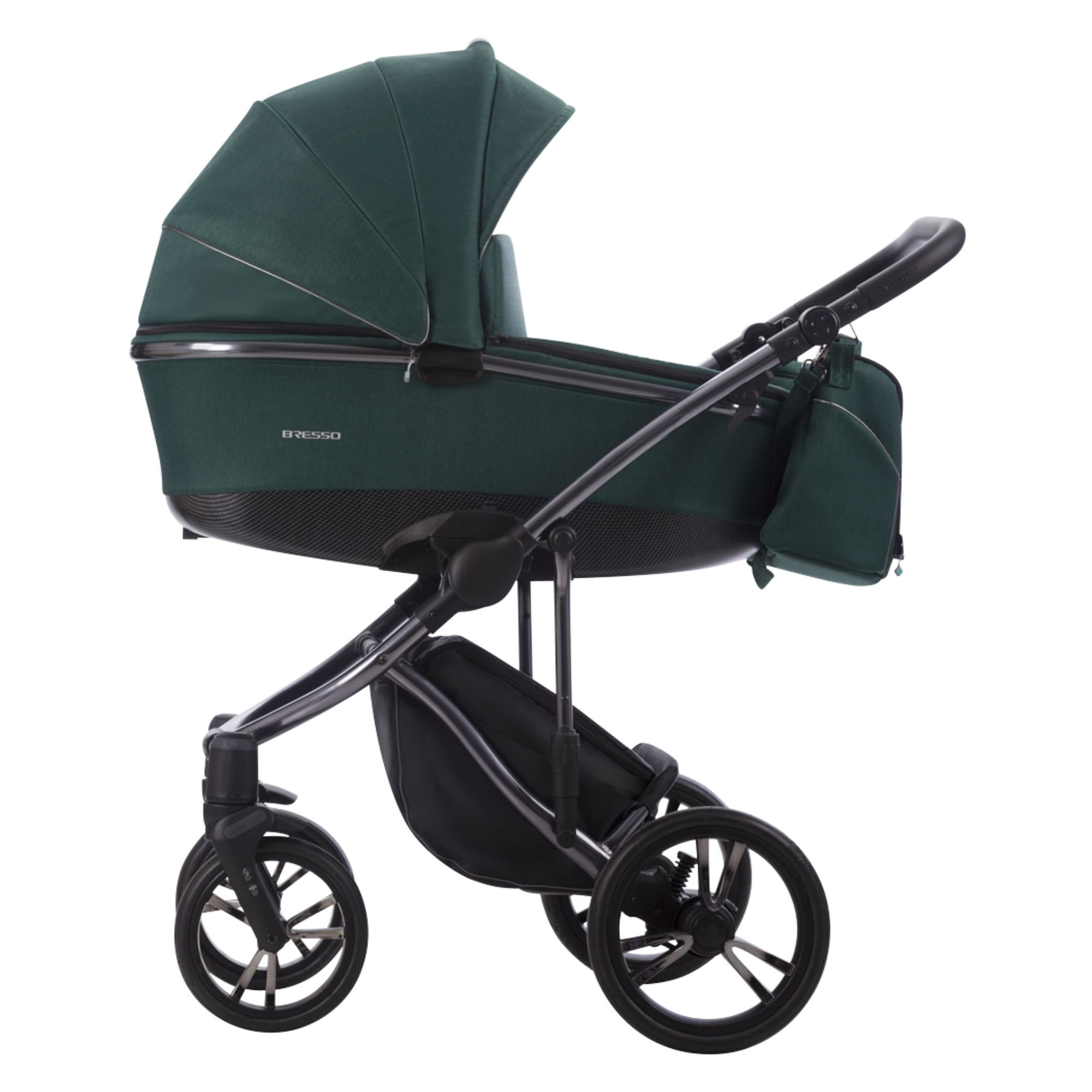 Коляска 2в1 Bebetto Bresso Premium Class Dark green 06 купить,NaN