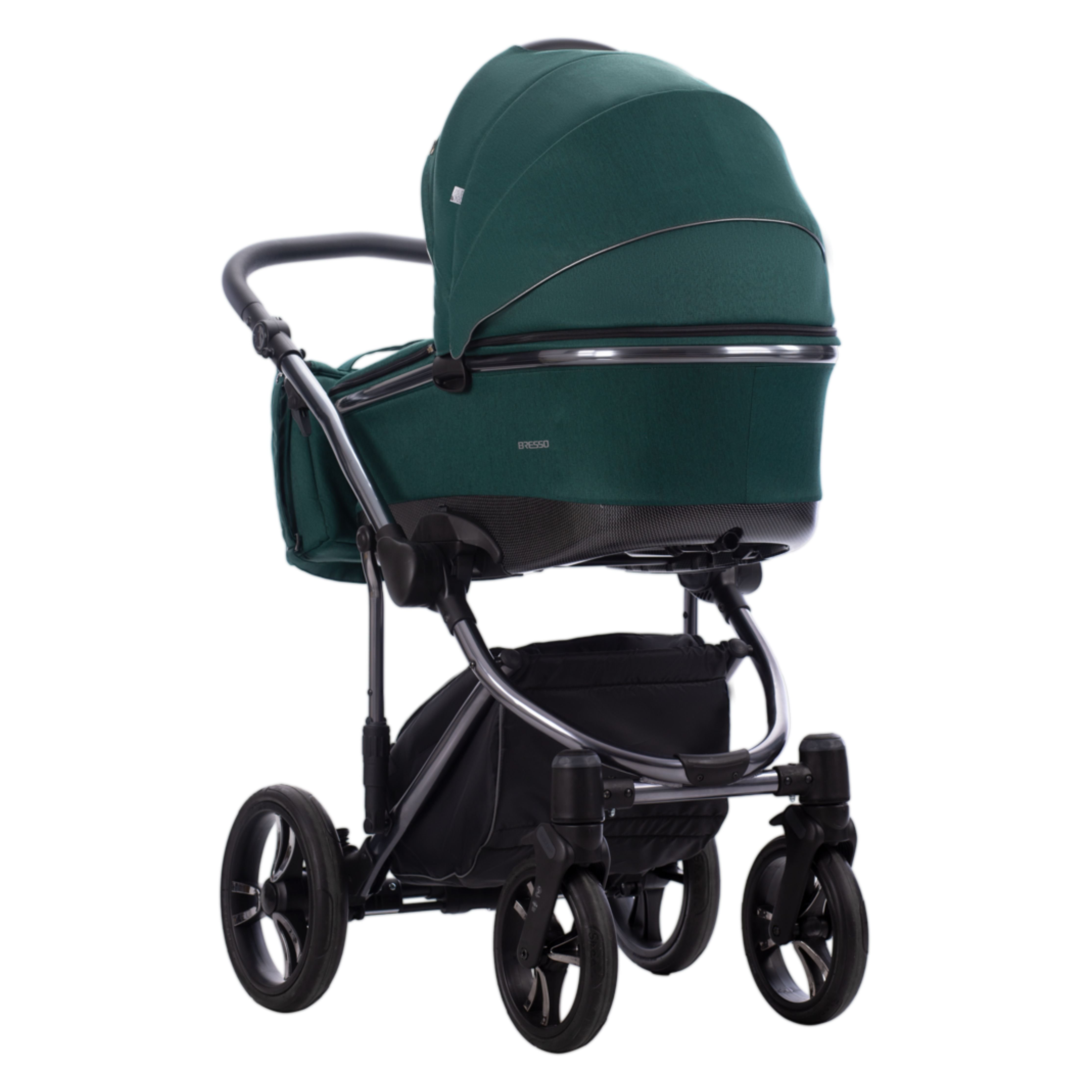 Коляска 2в1 Bebetto Bresso Premium Class Dark green 06 купить,NaN