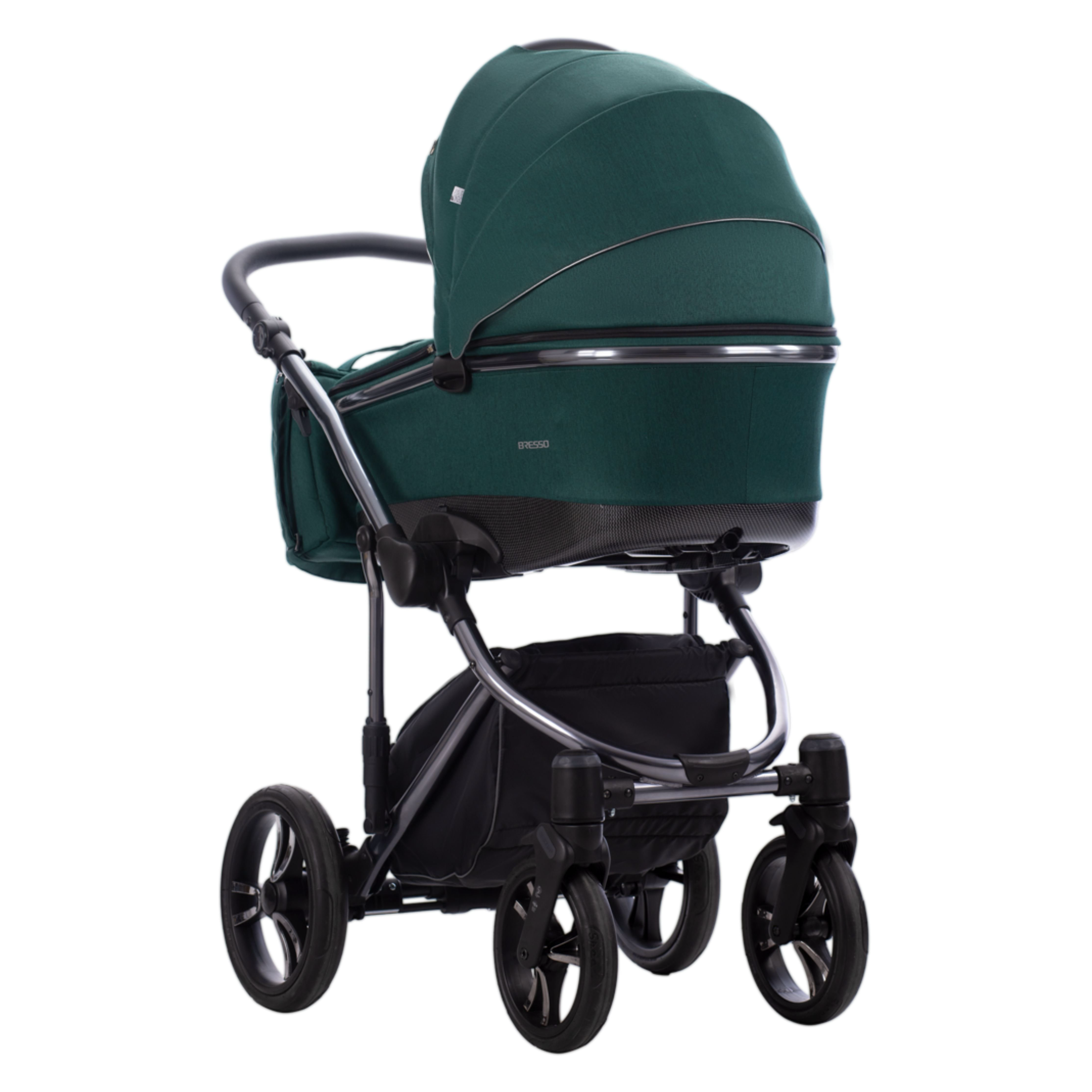 Коляска 2в1 Bebetto Bresso Premium Class Dark green 06 купить,NaN