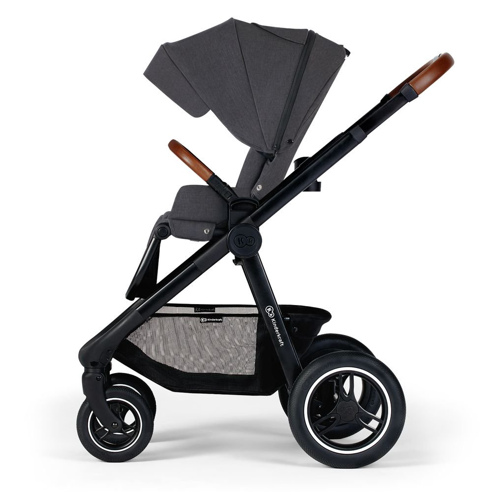 Коляска 2в1 Kinderkraft Everyday Dark grey купить,NaN