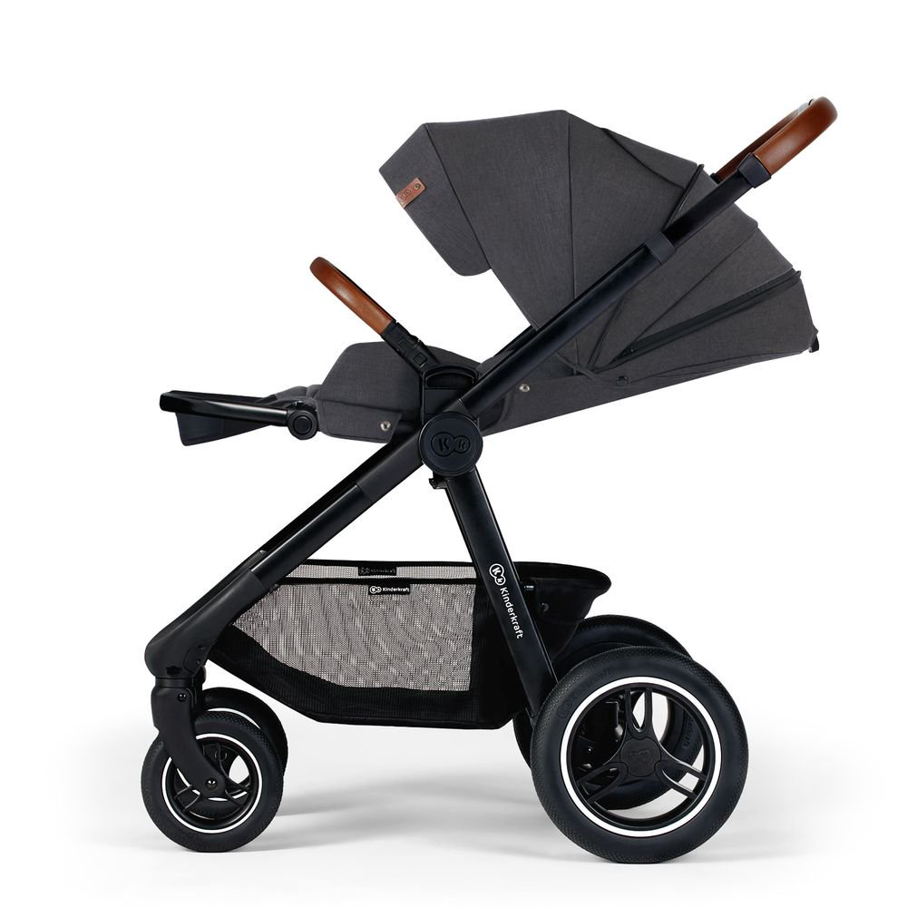 Коляска 2в1 Kinderkraft Everyday Dark grey купить,NaN