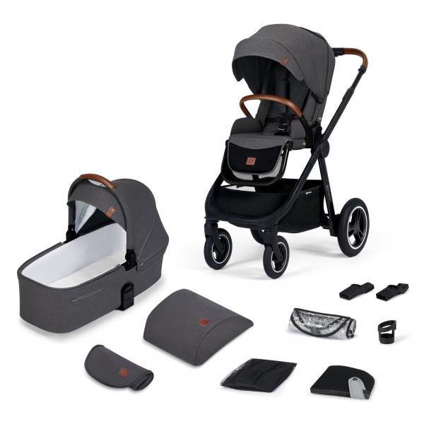 Коляска 2в1 Kinderkraft Everyday Dark grey купить,NaN