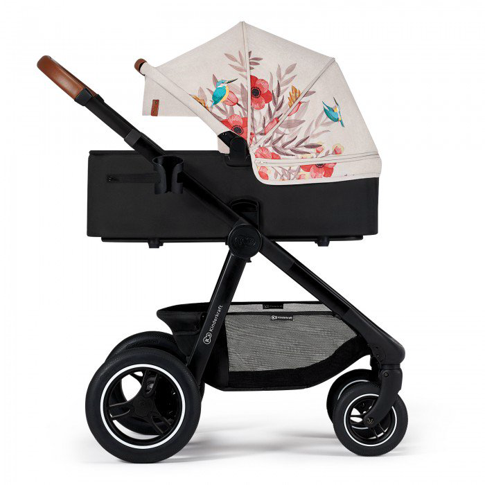 Коляска 2в1 Kinderkraft Everyday Bird Black/White купить,NaN