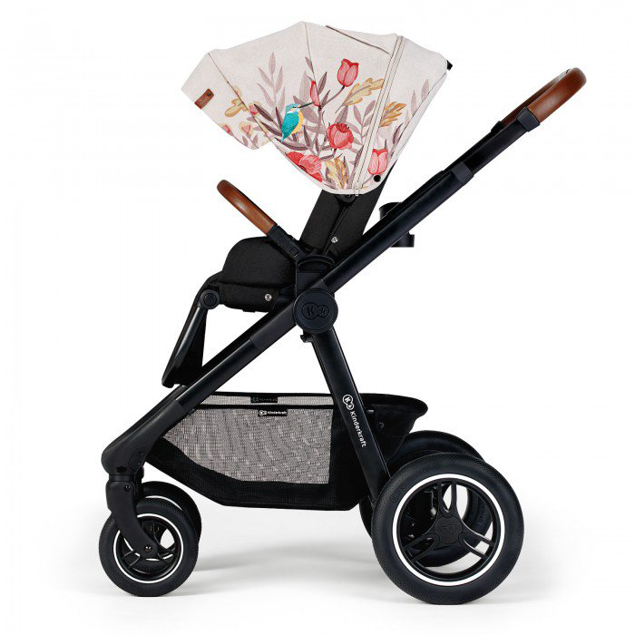 Коляска 2в1 Kinderkraft Everyday Bird Black/White купить,NaN