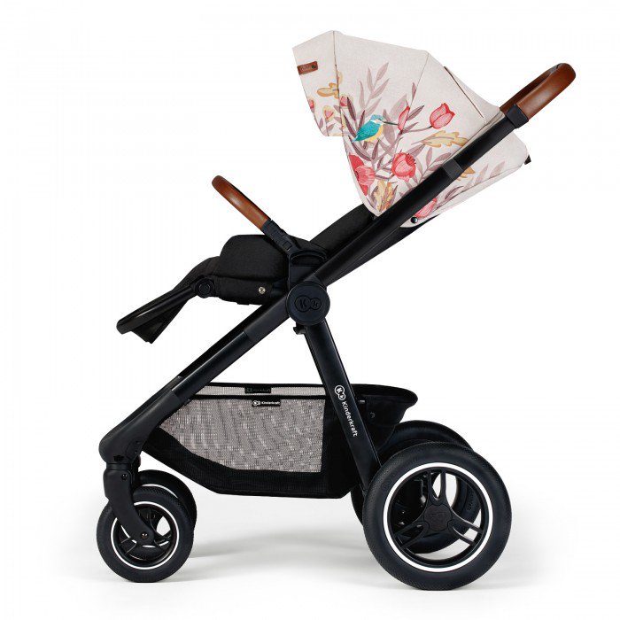 Коляска 2в1 Kinderkraft Everyday Bird Black/White купить,NaN
