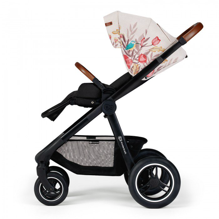 Коляска 2в1 Kinderkraft Everyday Bird Black/White купить,NaN