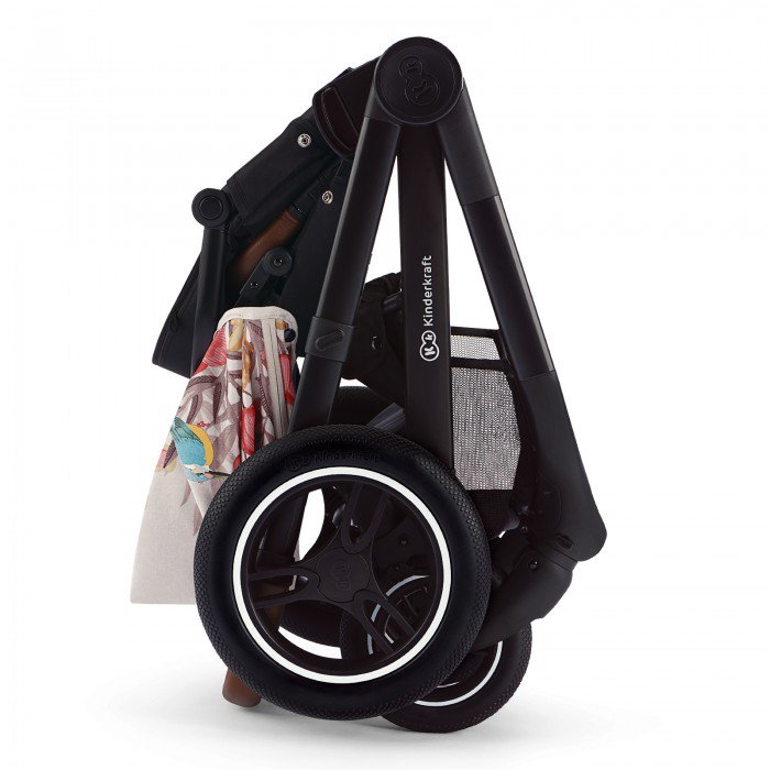 Коляска 2в1 Kinderkraft Everyday Bird Black/White купить,NaN